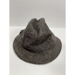 Pendleton Womens Gray Pure Virgin Wool Breathable Fedora Hat Size M
